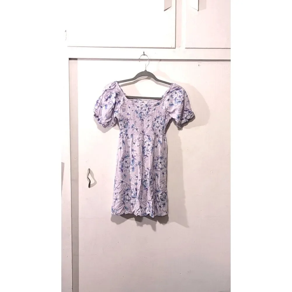 Girls Floral Lavender Dress - Sugar and Jade sz. L